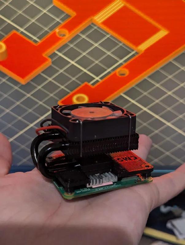 52pi ICE Tower Low-Profile Mount for Compute Modules   