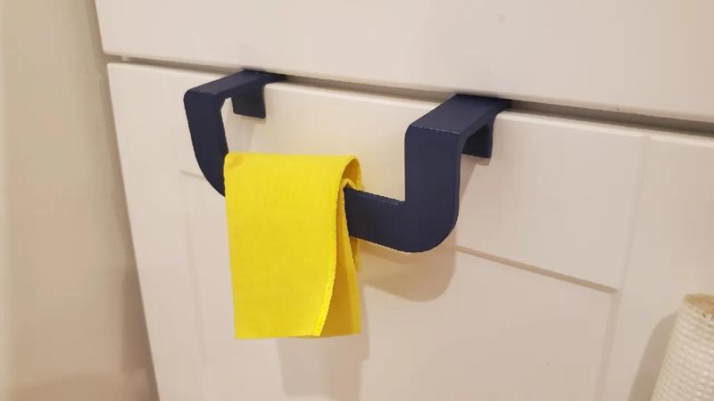 Over-door cloth hanger   