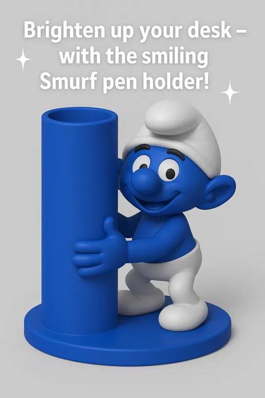 Smurf Pen Holder   