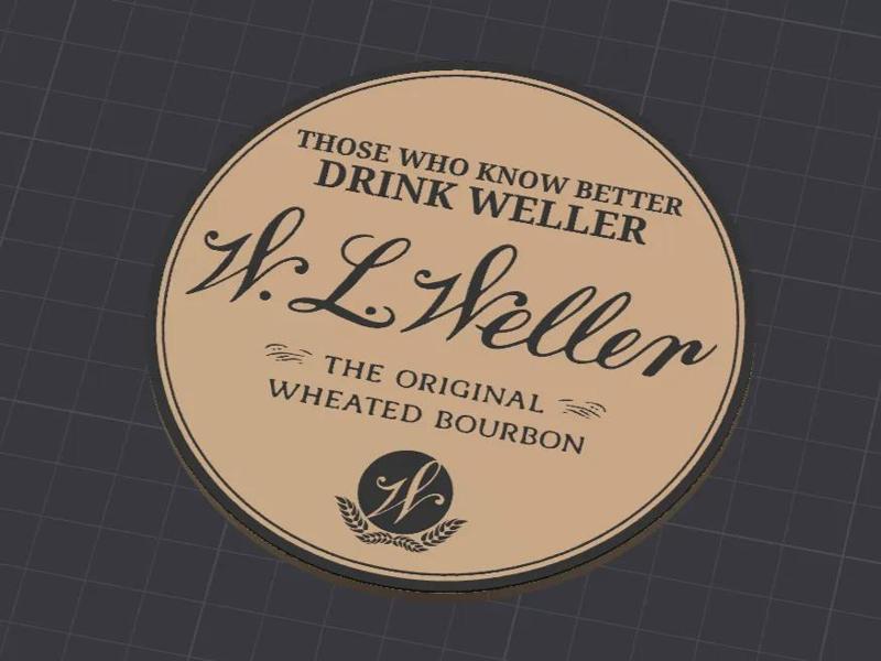 WL Weller Bourbon Coaster - Original Wheated   
