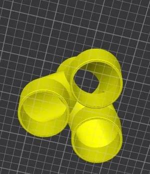 2 1/2" dust hose splitter   