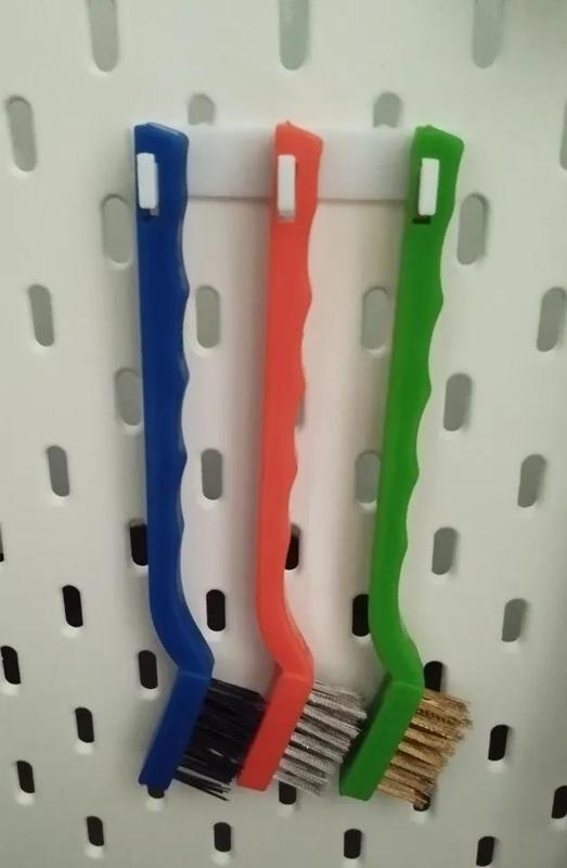 Skadis Wire Brush Triplet Hook 3mm   