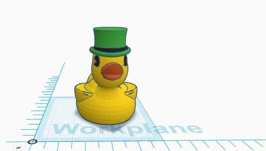 Duck pencil topper   