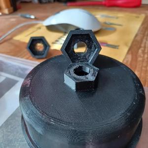 Spare part for large air filter housing with M16 thread   
