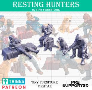 Resting hunters (SITTING FOLKS)