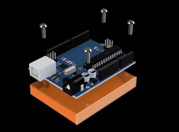 arduino uno r3 mount, 3x10x0.5 screws   