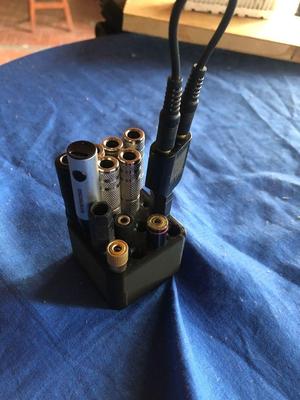 Audio Plug Holder TRS 1/4 Jack miniJack 3.5mm Organizer