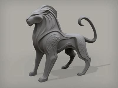 Lion Statue   