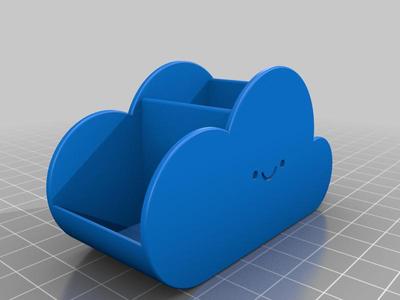 Happy cloud pen holder