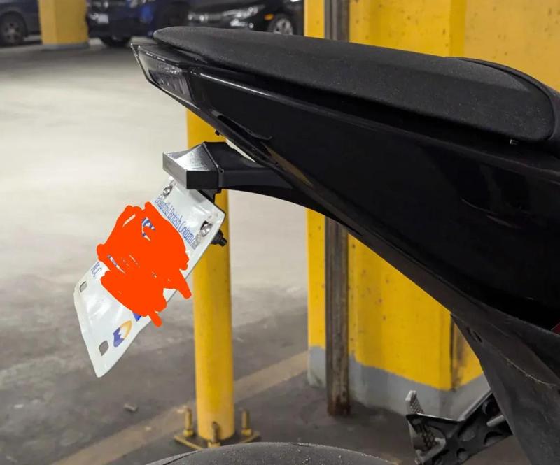 Suzuki GSX - 8 License Plate Light For Yoshimura Tail Tidy   