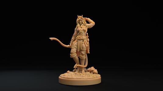 Tiefling Girl (Yasmine) | PRESUPPORTED | Christmas Advent Calendar