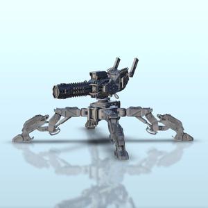 Man-portable Sci-Fi laser gun on bipod (5) - BattleTech MechWarrior Scifi Science fiction SF Warhordes Grimdark Confrontation Necromunda