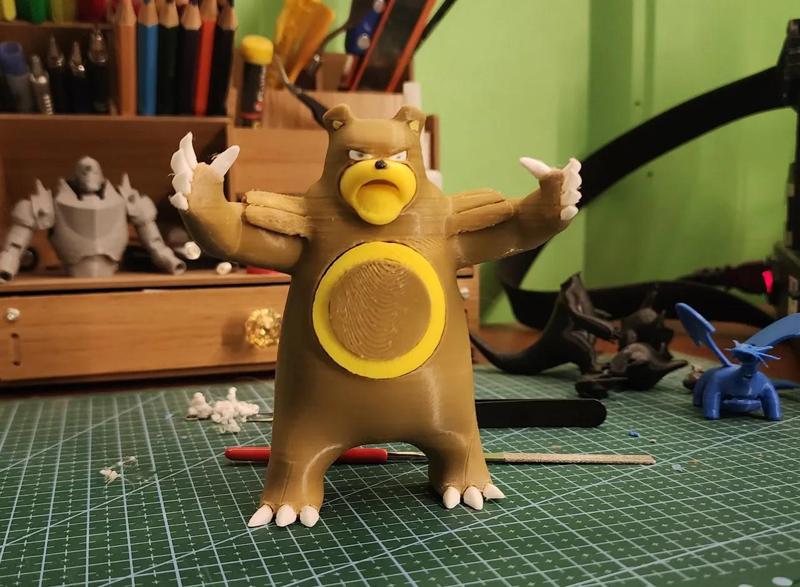 Pokemon Ursaring Multipartes   