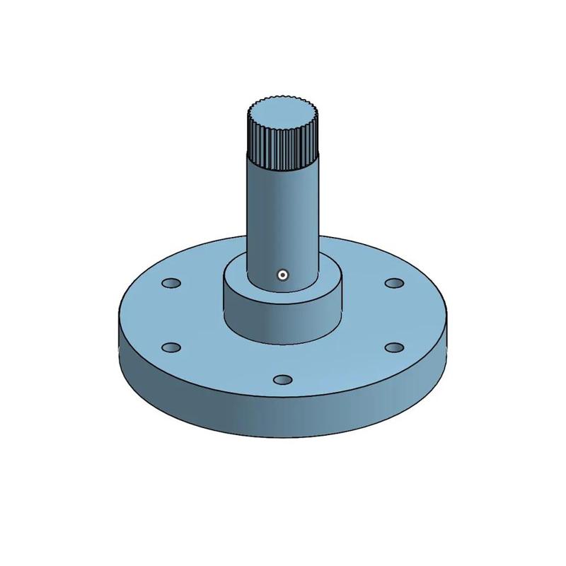 0.75 inch diameter 36 tooth center spline shaft proto v2   