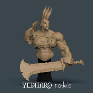 Orc female boss Bust
