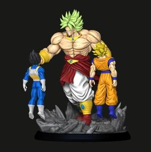 Broly Dragon Ball Z Diorama