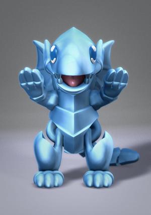 Flexi Toon Blue Eyes White Dragon
