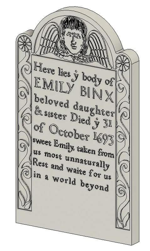 Emily Binx Tombstone (Hocus Pocus)   