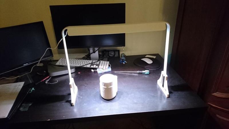 KRYDDA / VÄXER light  leg/holder