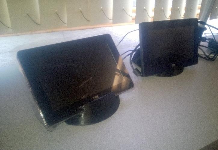 Elo 7 inch touch display stand