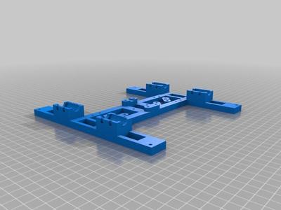 Anet A8 Y-Undercarriage 4x LM8UU with Belt-Tensioner
