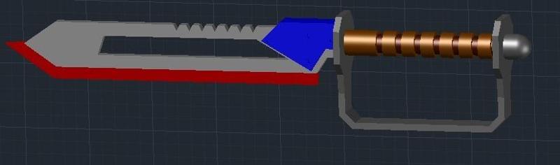 Planetside 2 New Conglomerate Cosplay Prop Knife 1:1