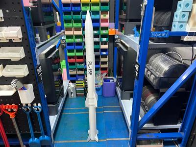 PL-15 air-to-air missile, height 1.18 meters, 1:34 multi-part printing