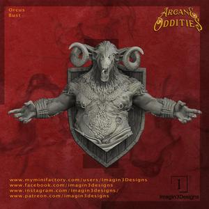 Pre-Supported Orcus Bust