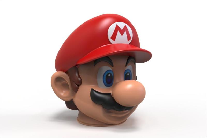 Super Mario Pencil Holder 3D printable