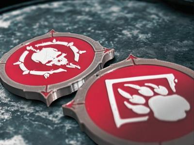 Druid & Necromancer Class Keychains - Diablo IV
