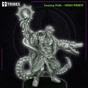 SWAMP FOLK HIGH PRIEST, Crazy Mutant RPG Mini