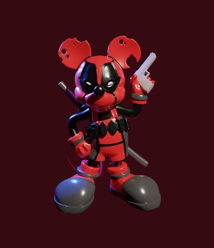 mikey mouse deadpool version