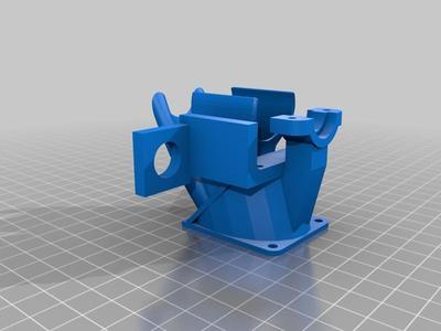 flsun i3 auto-leveling probe holder + 2-in-1 fan duct