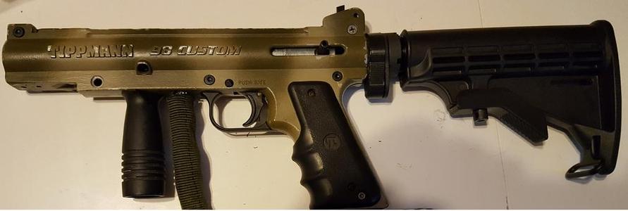 Tippmann 98 to AR Buttstock Adapter