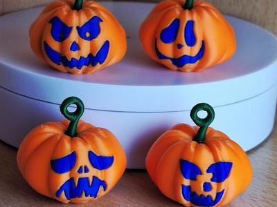 Pumpkin keychain set 4 
