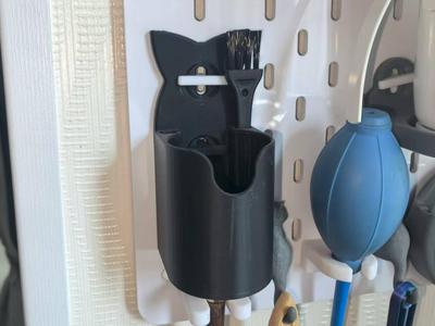 Hand Grinder Pegboard Storage Bracket compatible with 50mm diameter