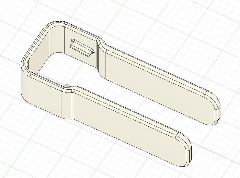 Klammer zur Reinigung der T8-Spindel(n) eines 3D-Druckers