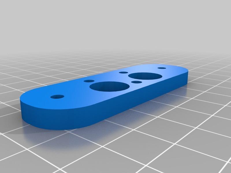  Mounting Plate for 2 to 1 Mixing Extruder for Geeetech Prusa I3