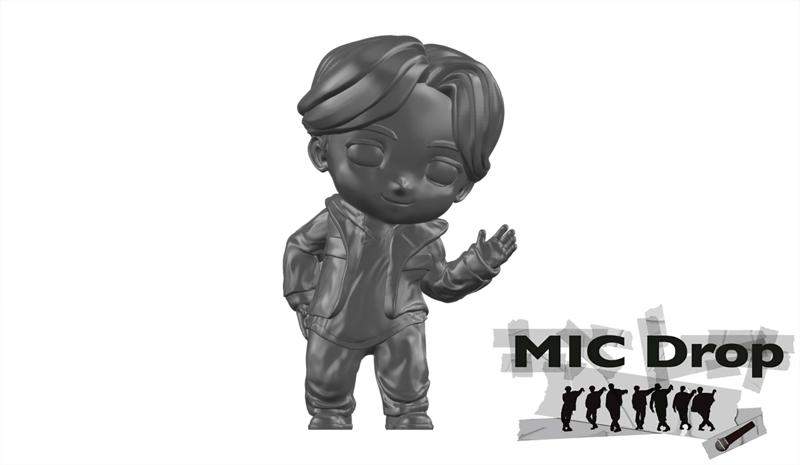 BTS Jimin animated Chibi Funko in MIC DROP
