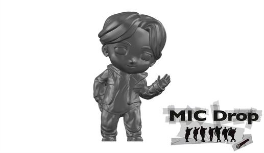 BTS Jimin animated Chibi Funko in MIC DROP