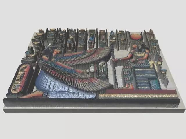 isis-hator with maat mural