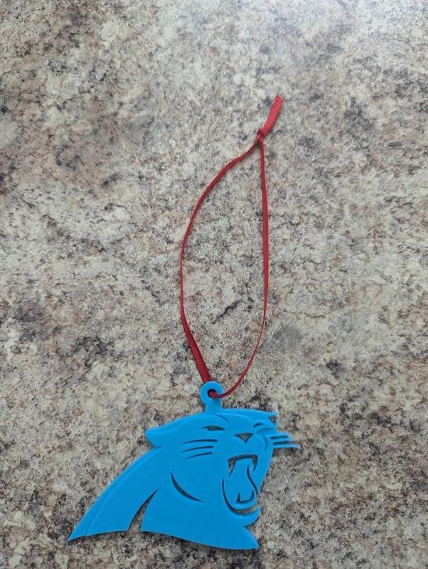 Carolina Panthers Christmas Ornament