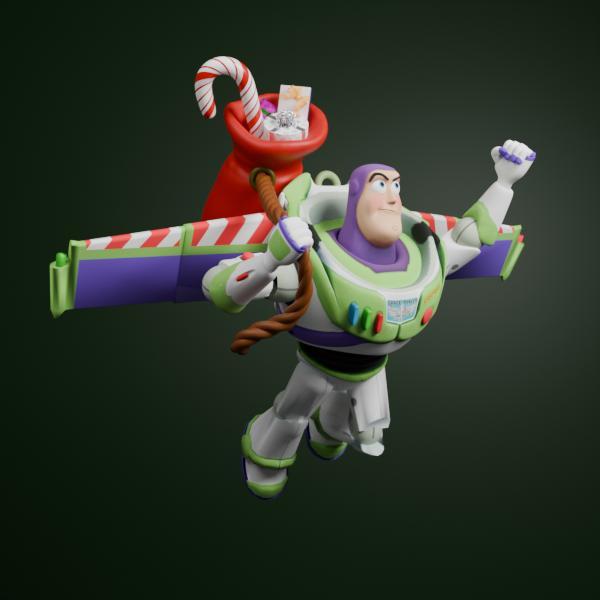Christmas tree ornament Buzz Lightyear From Toy Story