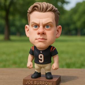 Joe Burrow - NFL - bobblehead - funny caricature - 3d print