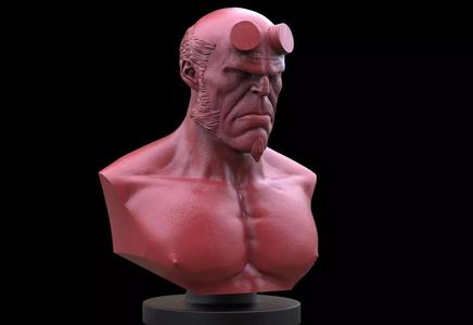 Hellboy Bust