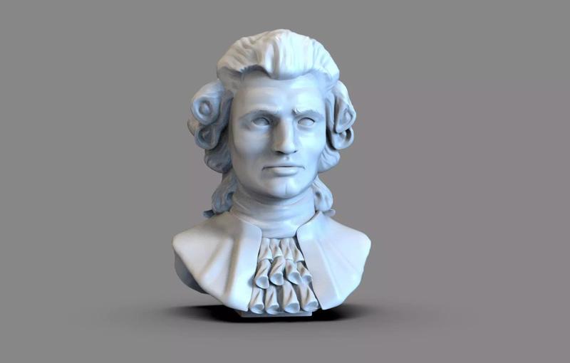 Mozart Bust