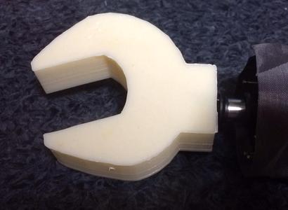 Spanner-style handle of folding umbrella