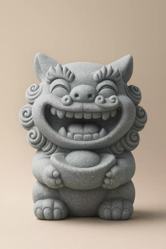 MINI LION STATUE- GUARDING ANGELS