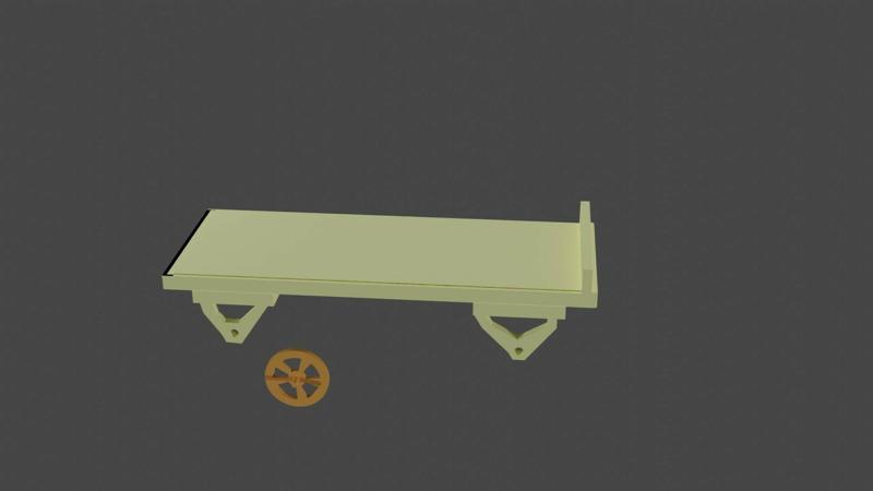 H0 Wagon Handcart