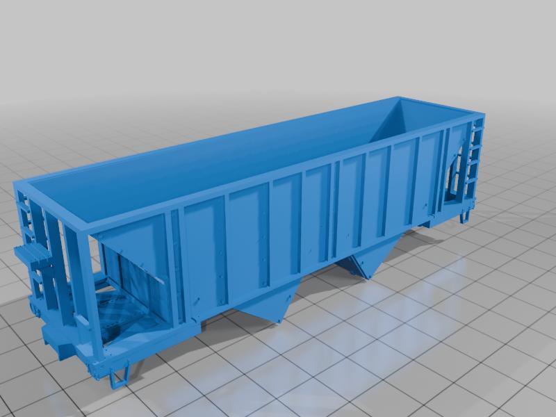 36' 2 Bay Hopper (HO SCALE)